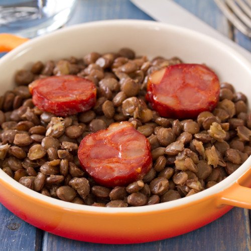Lentejas con chorizo